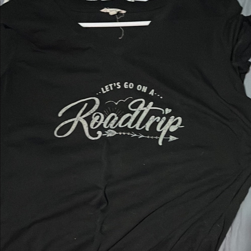 Maurices Black 'Roadtrip' Graphic Tee